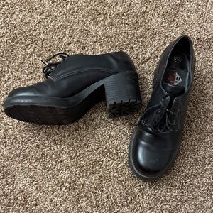 No Boundaries Black Lace-Up Boots